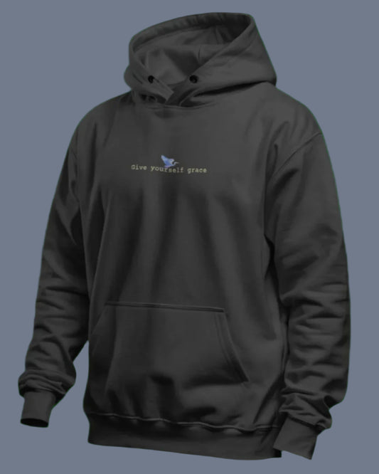 GIVE YOURSELF GRACE MINI LOGO HOODIE