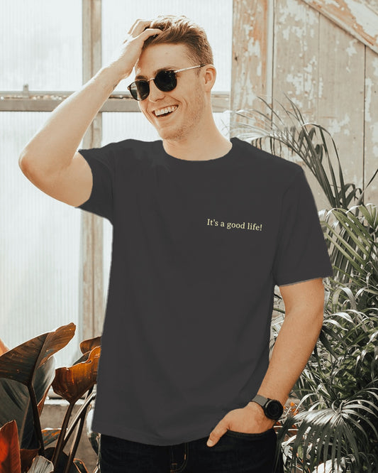 Love, Luck & Happiness Black T-Shirt