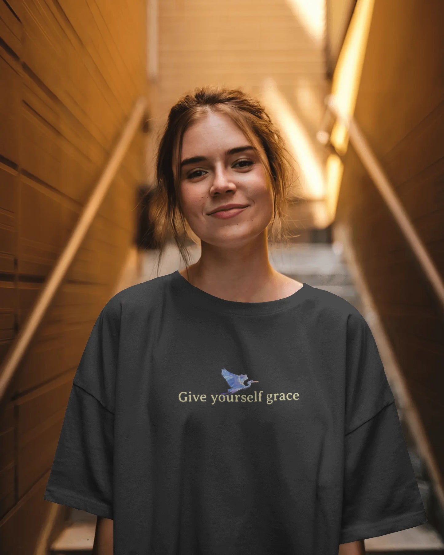 GIVE YOURSELF GRACE MINI LOGO TSHIRT