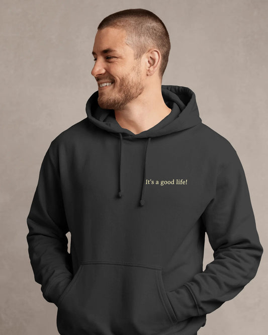 GIVE YOURSELF GRACE BLACK HOODIE